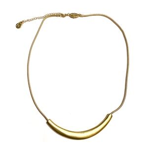 Spartina 449 Crescent Necklace Gold Plated